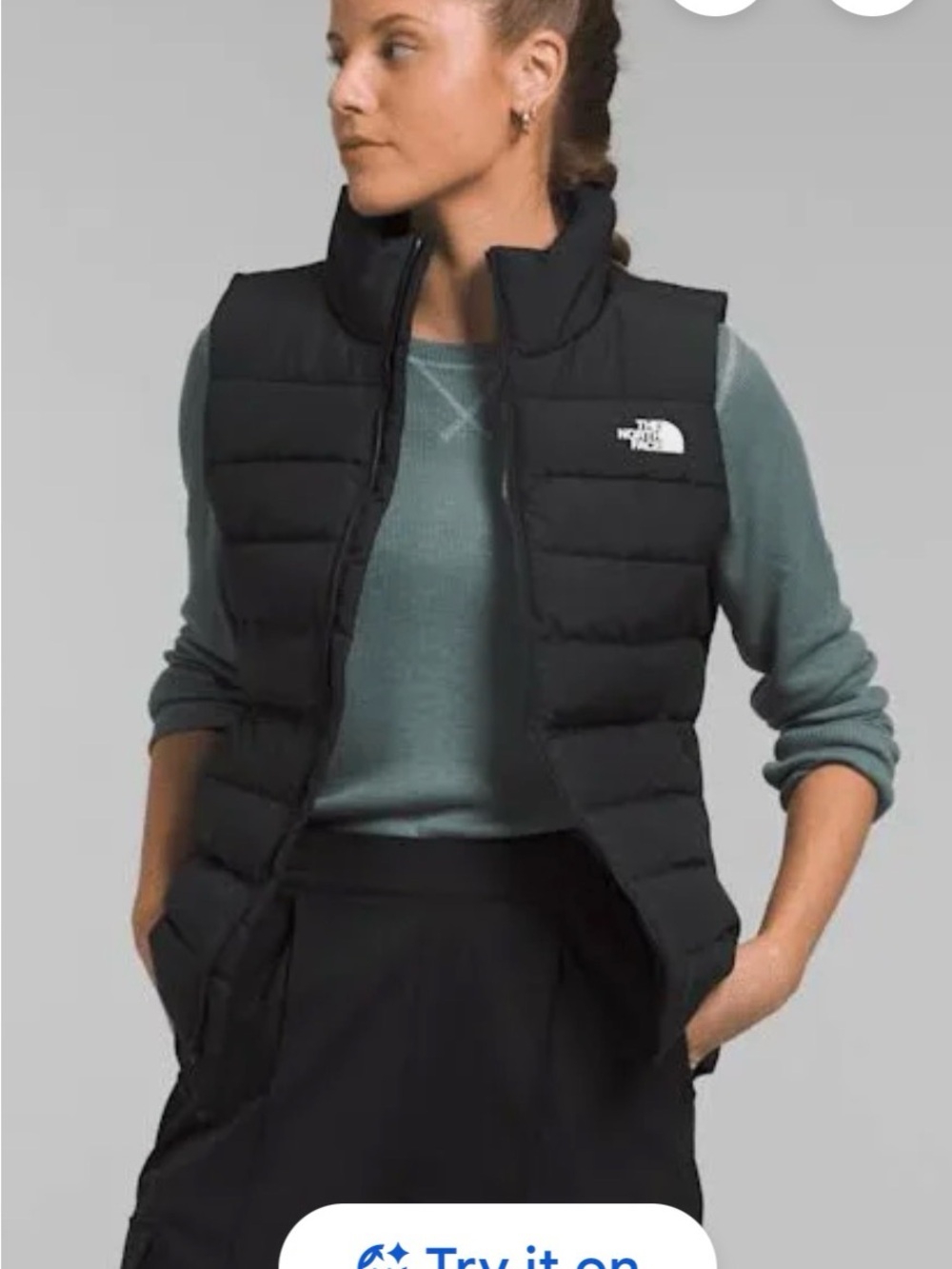 The North Face Aconcagua Women's Black Quilted Insulated Vest NWOT